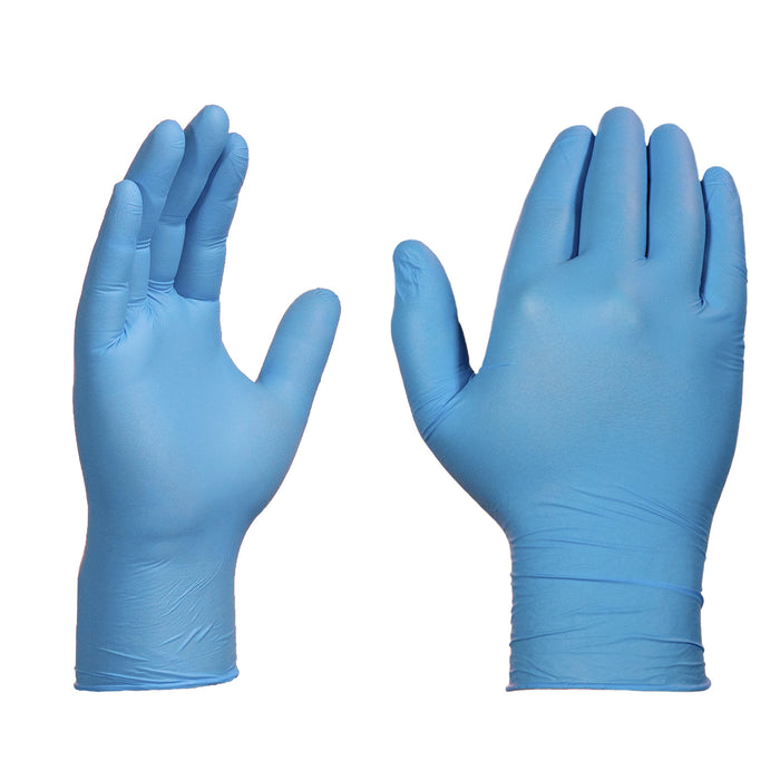 AMMEX Professional 3 mil Blue Vinyl Disposable Medical Stretch Synthetic Gloves - VSBPF