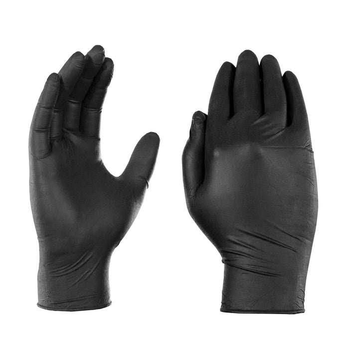 Gloveworks 3 mil Black Synthetic Vinyl Disposable Industrial Gloves - GWBKQV
