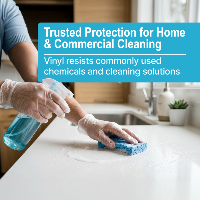 Ammex Gloves, Disposable, Latex Free, Clear Vinyl, Powder Free, Exam Grade, 3 Mil, Plastic for Medical, Cleaning, & Food Prep
