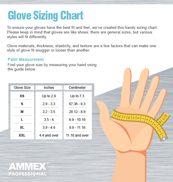 AMMEX 4 mil Ivory Stretch Synthetic Vinyl Disposable Medical Gloves - VSPF