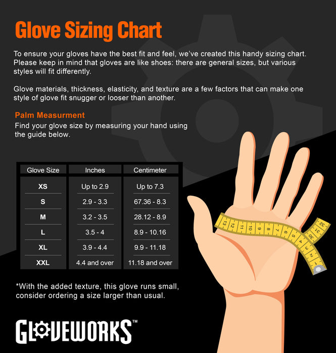 Gloveworks 3 mil. Clear Vinyl Disposable Industrial Gloves - IVPF
