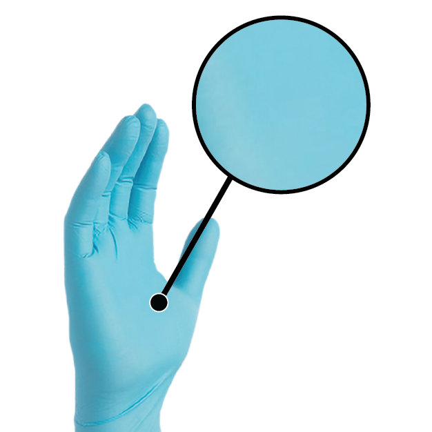 AMMEX Professional 3 mil. Blue Nitrile Disposable Exam Gloves - APFN