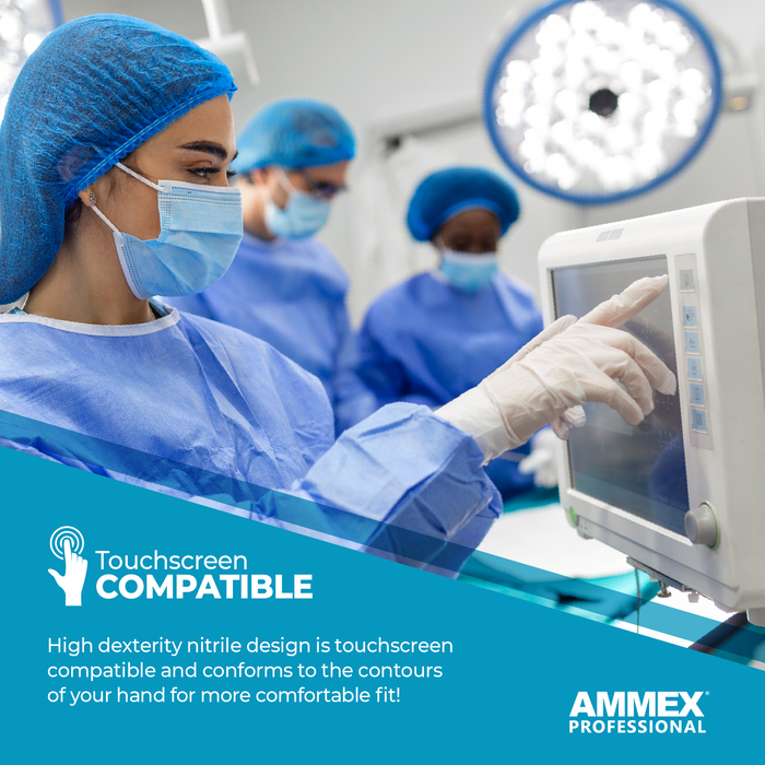 AMMEX Professional 3 mil. Clear Vinyl Disposable Medical Gloves - VPF