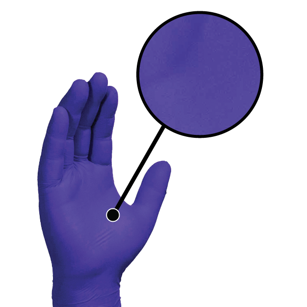 AMMEX Professional 3 mil. Indigo Nitrile Disposable Exam Gloves - AINPF