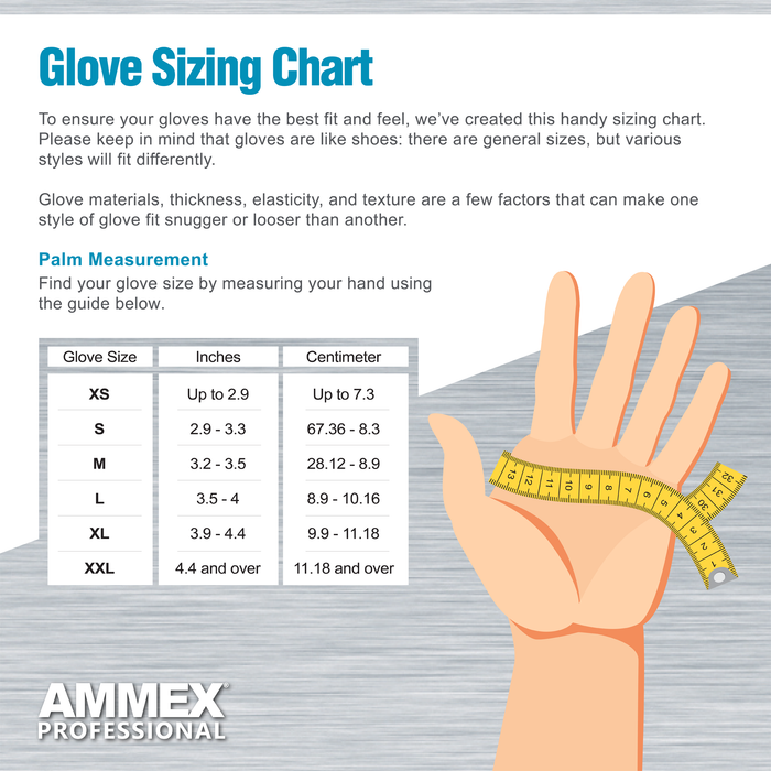 AMMEX Professional 3 mil. Clear Vinyl Disposable Medical Gloves - VPF (2, 3, 4-Pack)