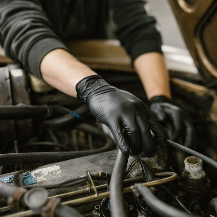 Guanti In Lattice Monouso 100 Pezzi Guanti Monouso In Nitrile Senza Lattice GLOVEWORKS HD 6 Mil - Neri, Confezione Da 100 Pezzi! Nfs Most Wanted Xbox 360 - Foto 7